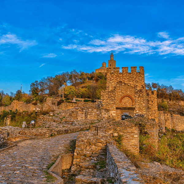 The entrance to Tsarevets Fortress, Veliko Tarnovo