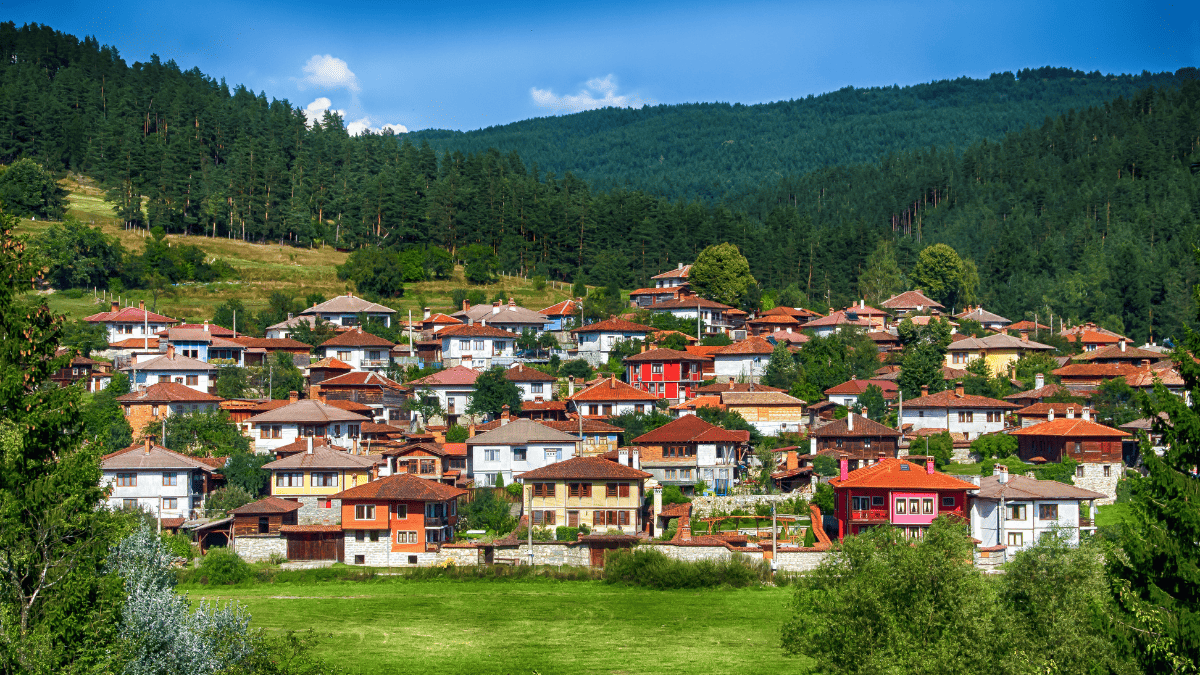 The historical town of Koprivshtitsa, Bulgaria