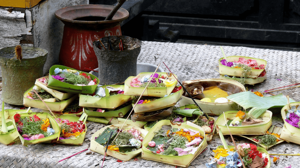 Bali offerings