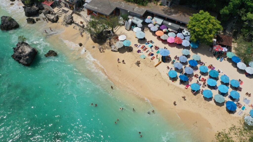 Padang Padang Beach Bali – Monkeys, Rocks, and Sunsets