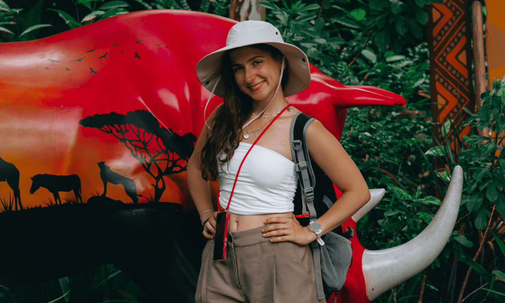 Rumi exploring the Mandai Wildlife Reserve, Singapore
