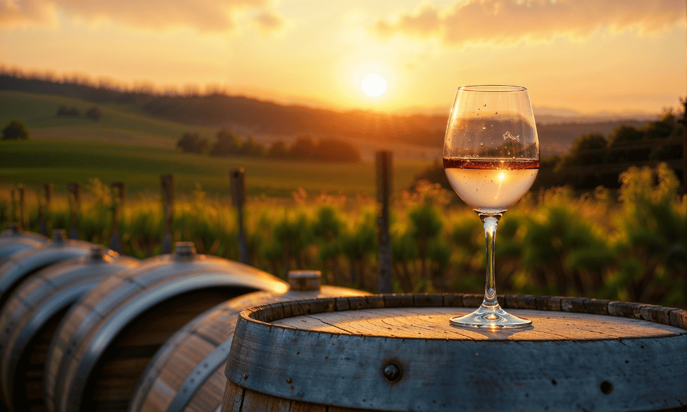 Sunset over the Valpolicella Wine Region
