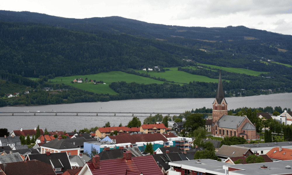 The city of Lillehammer