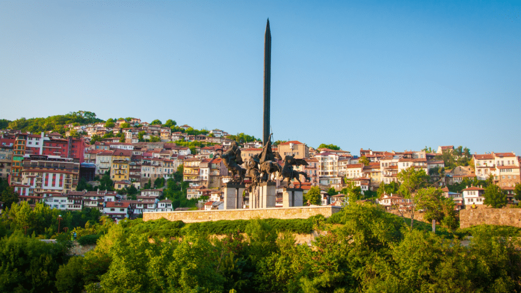 A view of Veliko Tarnovo, Bulgaria