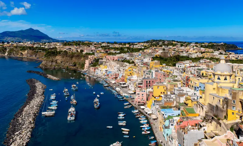 Procida from above – The colorful hidden gem near Naples