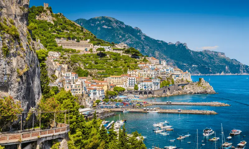 The iconic view of Amalfi