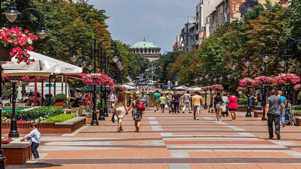 Vitosha Boulevard in Sofia