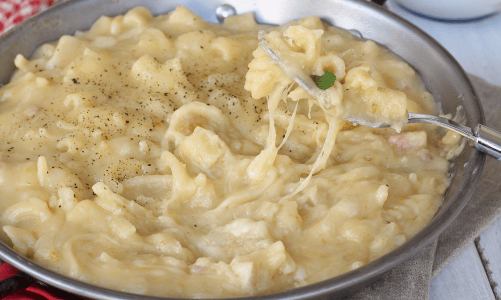 Pasta e Patate (Pasta with Potatoes) - typical dish in Naples