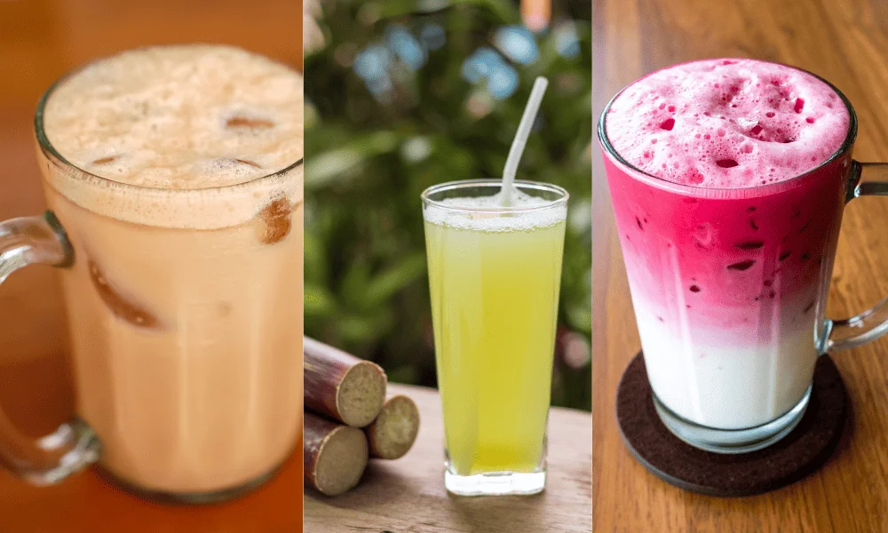 Drinks to Try in Singapore - Kopi, Teh Tarik, Sugarcane Juice & Bandung