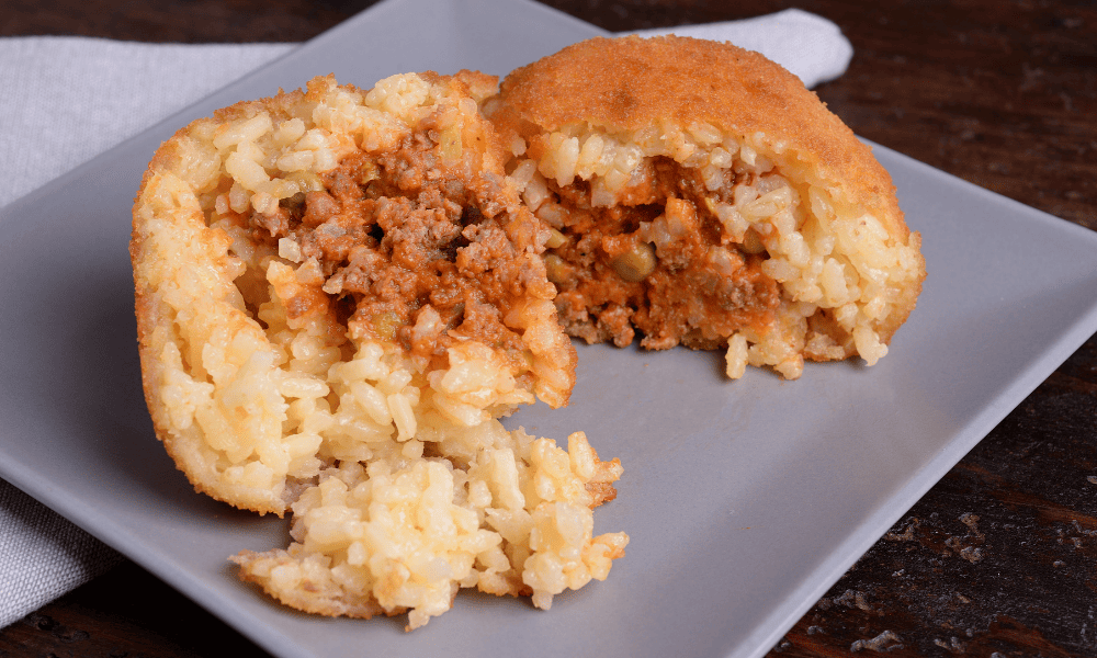 Typical Arancina in Palermo