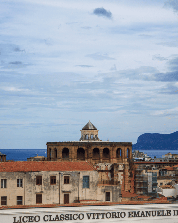 The view from the top of Palermo Cathedral