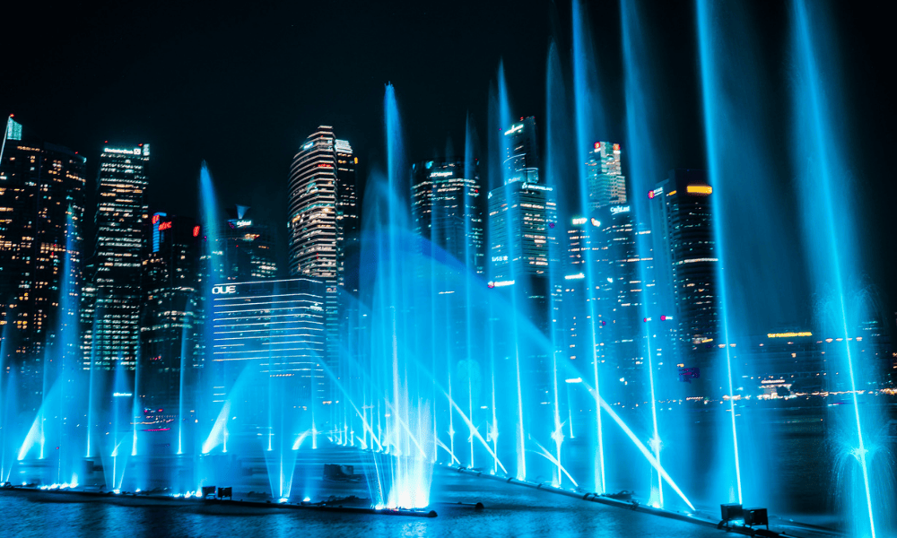 Spectra Light show in Singapore