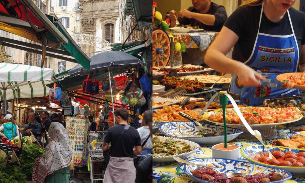 Ballarò Market in Palermo, Sicily, Italy