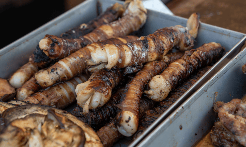 Stigghiola - local food in Palermo
