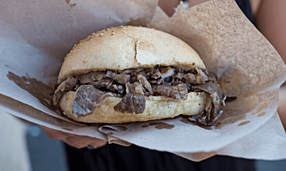 Pani ca’ Meusa - veal spleen sandwich in Palermo