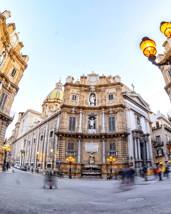 The famous Quattro Canti