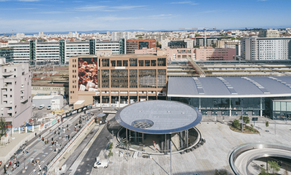 The area around Part-Dieu, the train station of Lyon