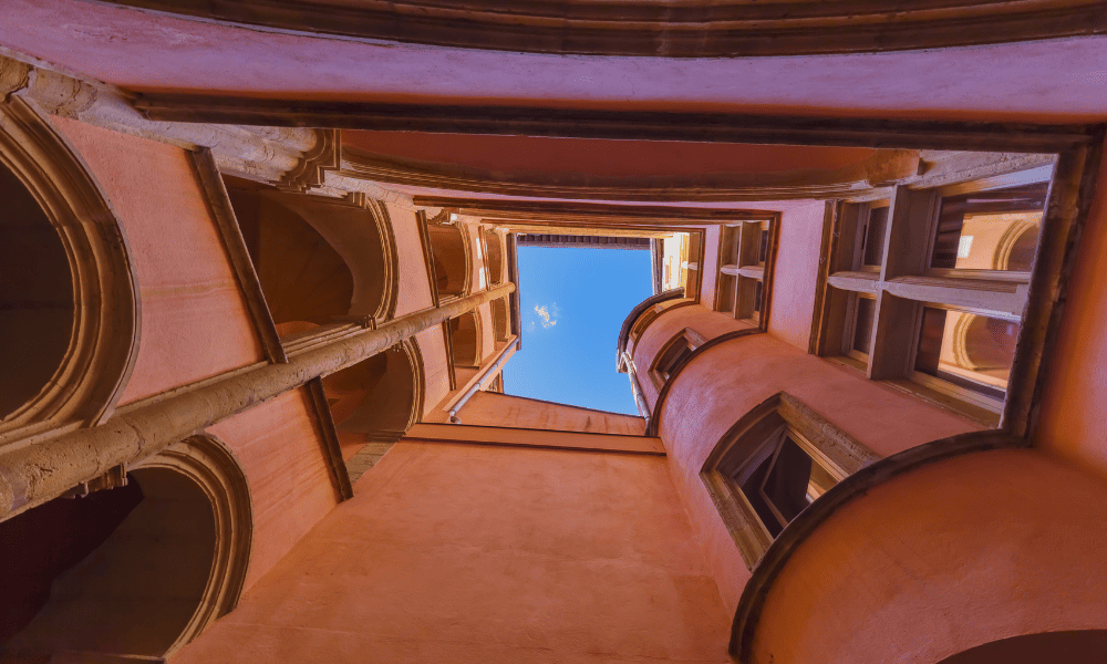 Inside one of the Hidden Traboules of Vieux Lyon