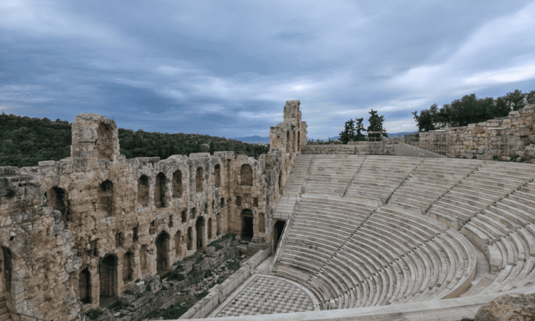 Odeon of Herodes Atticus on the Acropolis, Athens, Greece