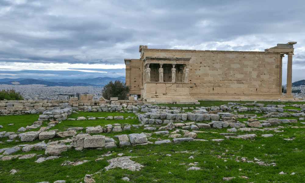The Erechtheion with the Porch of the Maidens