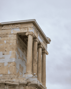 An old tempple on the Acropolis 