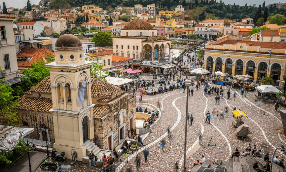 Monastiraki square in Athens