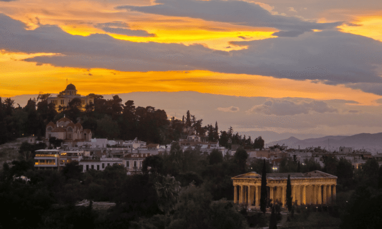 Another view over the city of Athens from the Attic Urban Rooftop