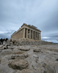 The Parthenon on the Athenian Acropolis