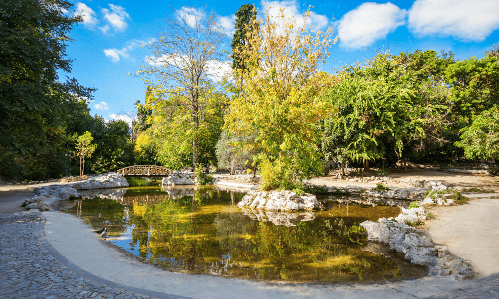 National Gardens in Athens