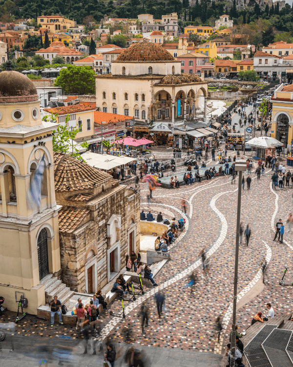 Monastiraki square in Athens