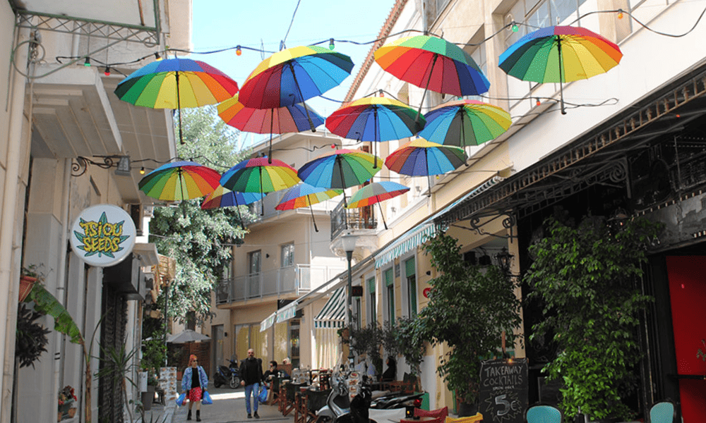 Psiri area in Athens