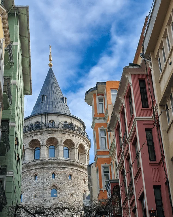 Galata Tower in Istanbul, Turkey