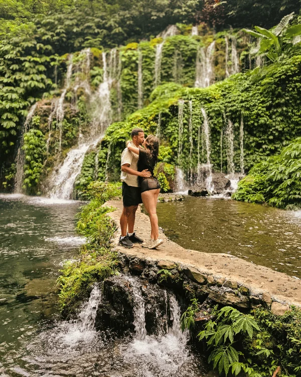 Waterfalls in the Nord of Bali that wouldn't have been possible without our driver