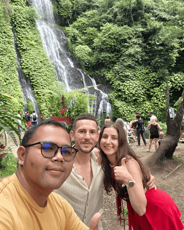 Waterfalls in the Nord of Bali that wouldn't have been possible without our driver - Bali without a scooter