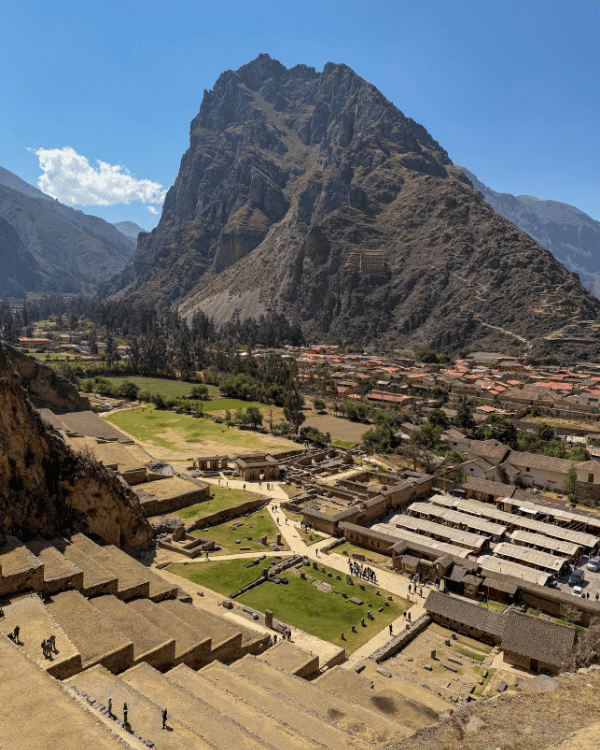 The ruins in Ollayntatambo, Peru