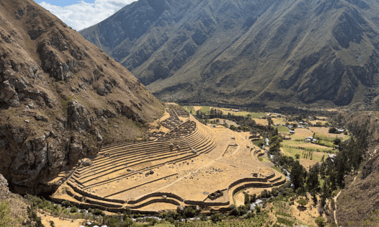 Peru Travel Guide peru travel guide The first view over some of the many ruins on the Inca Trail