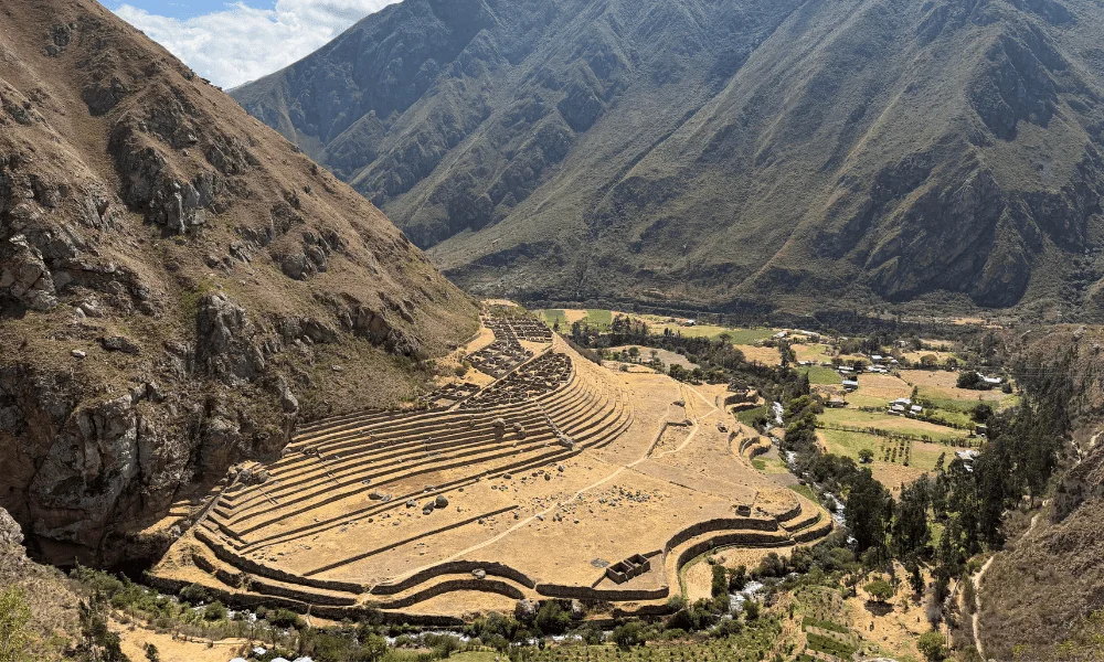 What to Pack for the Inca Trail: The Complete 2026 Packing List (From People Who Just Did It) What to pack for the Inca Trail Peru The first view over some of the many ruins on the Inca Trail