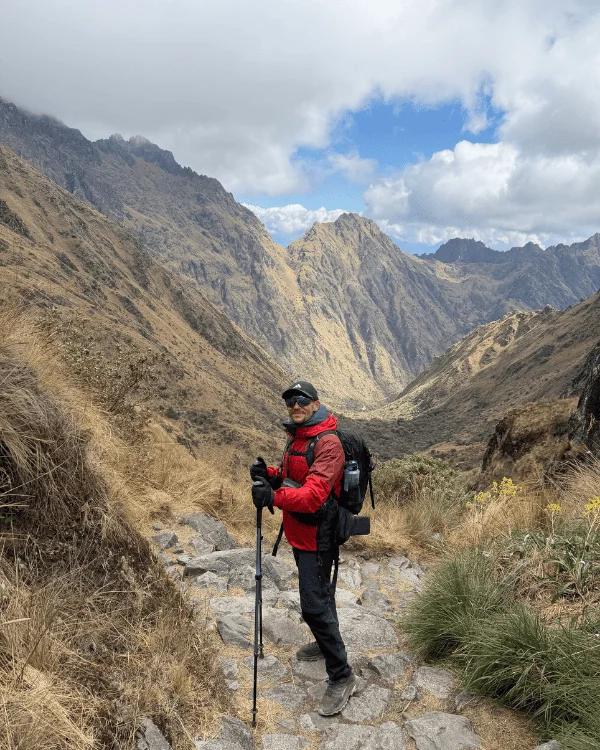 What to Pack for the Inca Trail: The Complete 2026 Packing List (From People Who Just Did It) What to pack for the Inca Trail Peru Tiago in his warm clothes at the Inca trail