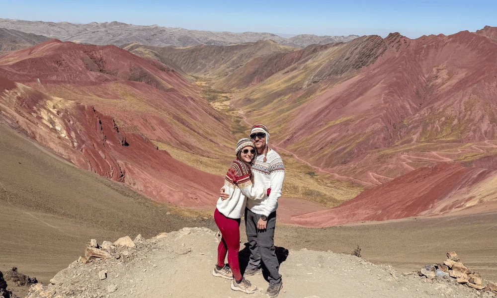 The Red Valley near Rainbow mountain, Peru