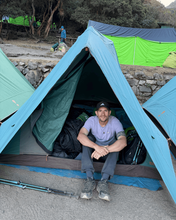 What to Pack for the Inca Trail: The Complete 2026 Packing List (From People Who Just Did It) What to pack for the Inca Trail Peru Tiago in our tent at the end of Day 1
