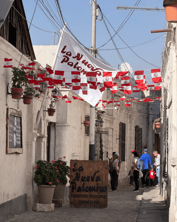 A cute street in Arequipa