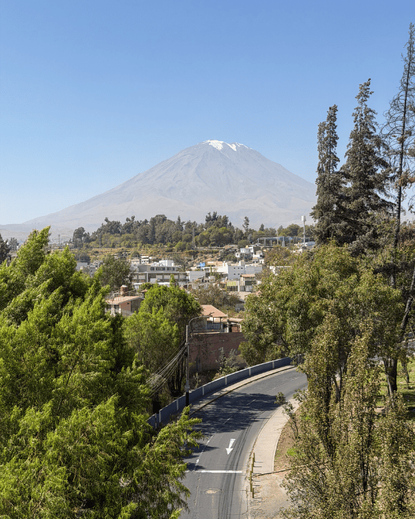 Views over the volcano near Arequipa