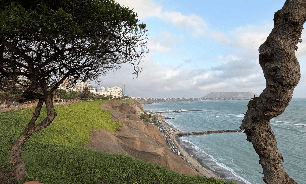 The malecón - a coastal walk in Lima, Peru