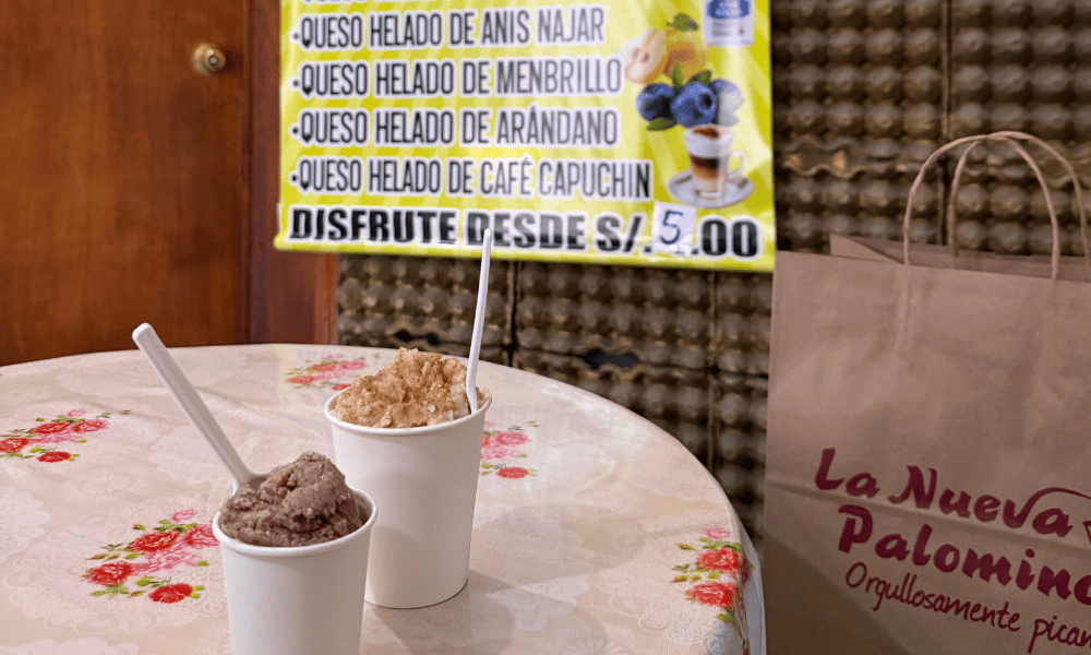 Food in Peru: A Region-by-Region Guide to Eating Your Way Across the Country (2026) Food in Peru Local Food Guides Queso Helado - typical ice cream in Peru