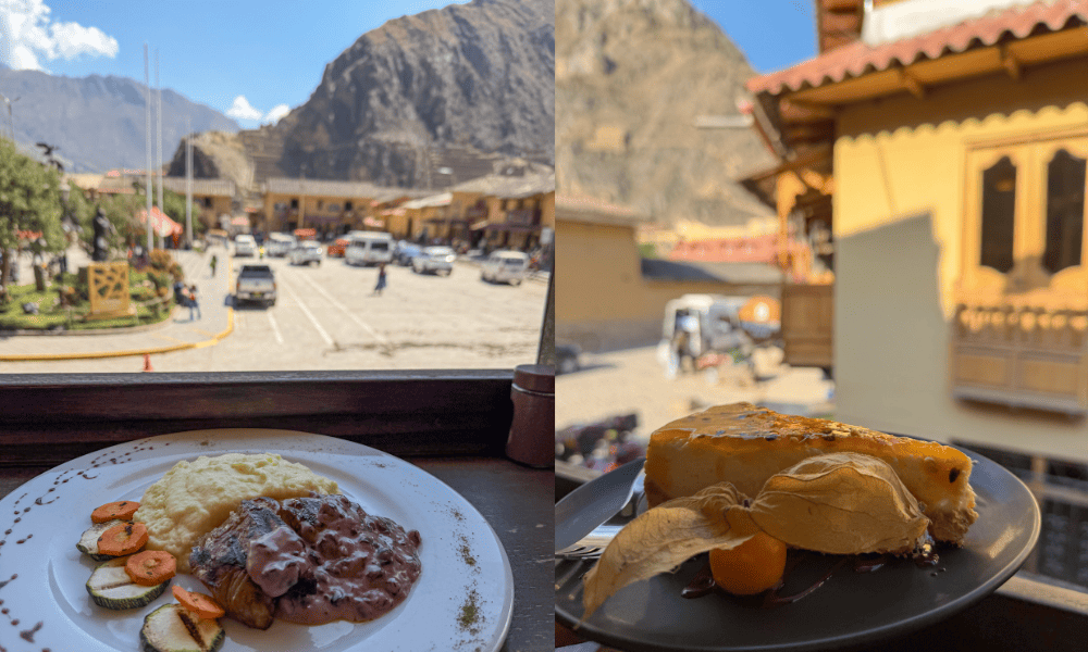 Rooftop views in Ollantaytambo, Peru